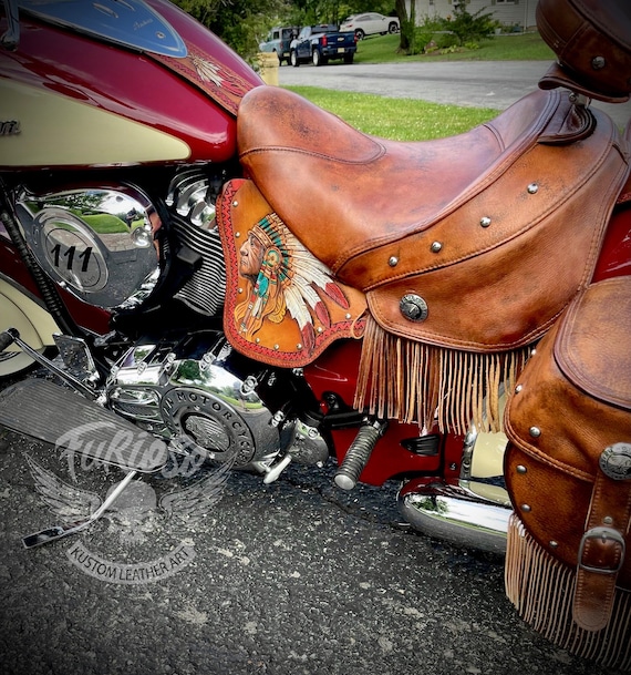 Indian motorcycle leather accessories discount