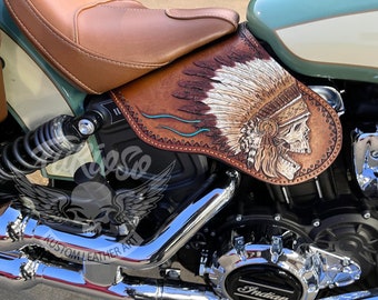 Promotional Set – Heat Shield + Grip Covers for Indian Scout