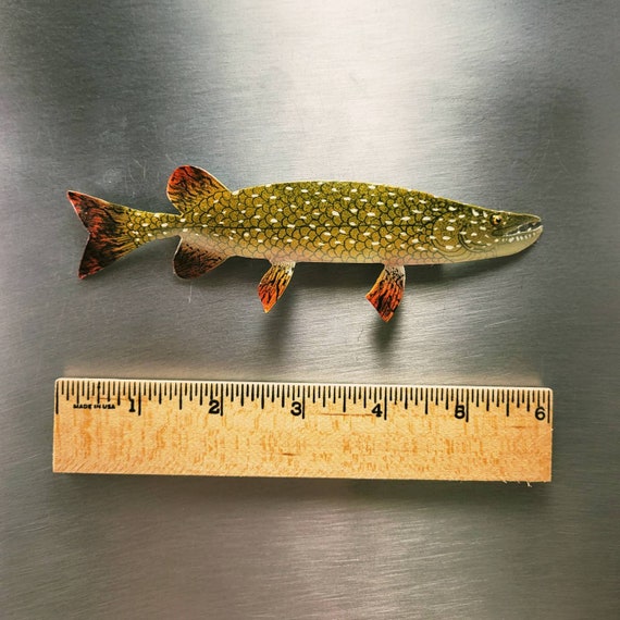Northern, Pike Wall Art, Northern Pike Fishing Gifts for Him, Fish