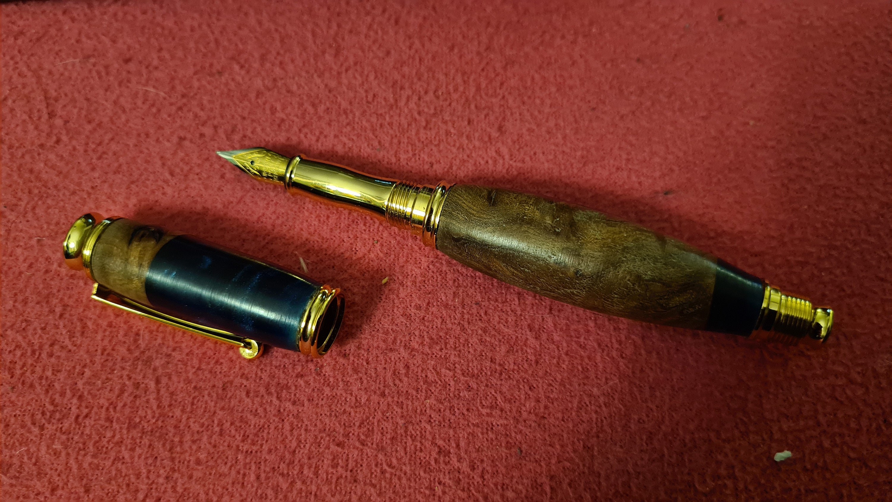 Unique handturned wooden fountain pen Etsy