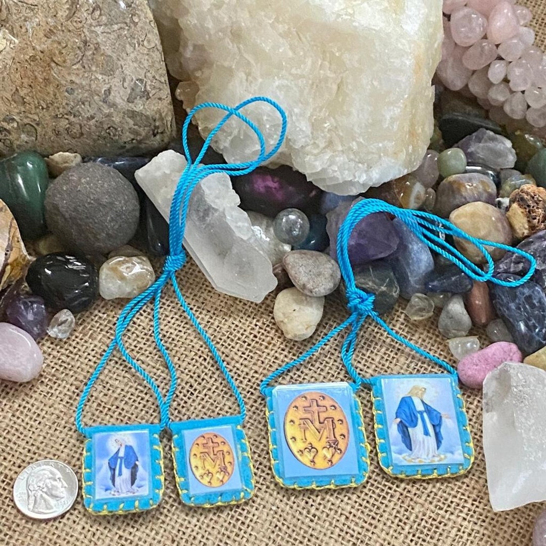 Scapular Accessory Miraculous Virgin Scapular/ Marian Scapular / Miraculous Medal ...