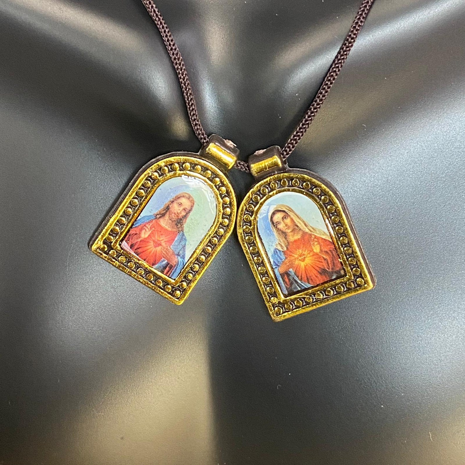 Catholic Scapular / Sacred Heart of Jesus / Sacred Heart of Etsy UK