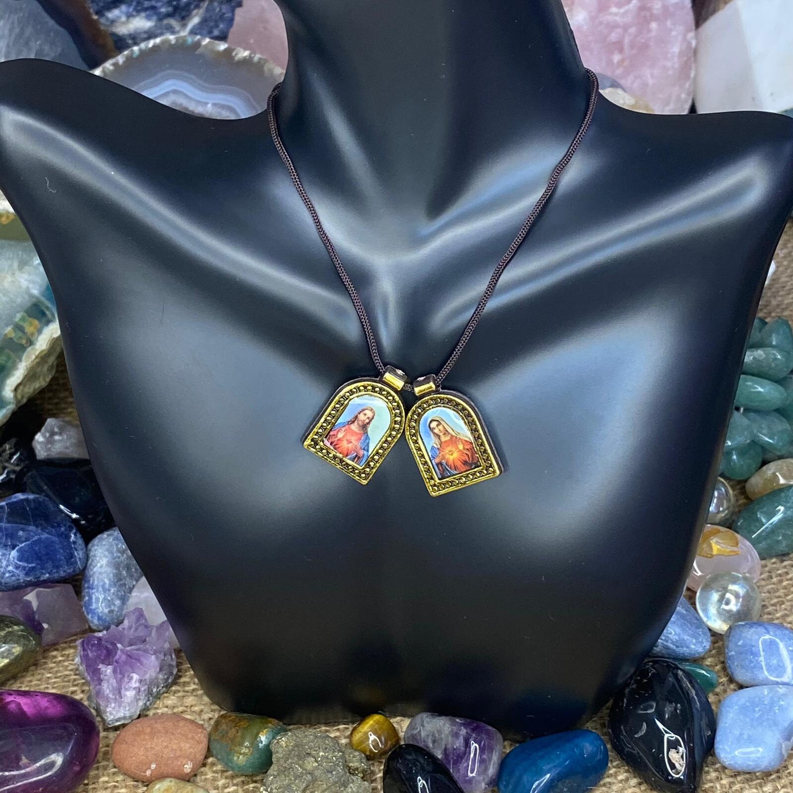 Catholic Scapular / Sacred Heart of Jesus / Sacred Heart of Etsy UK