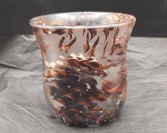 Pinecone and Epoxy Cup / Bowl