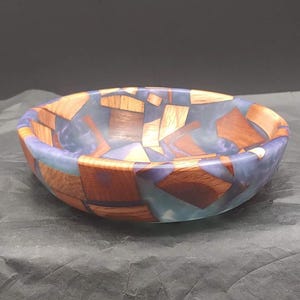 Wood and Epoxy Bowl
