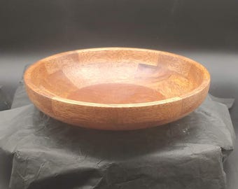 8 1/2" Mahogany Segmented Salad Bowls