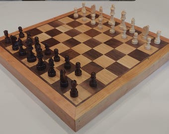 Walnut & Ash Chess Board