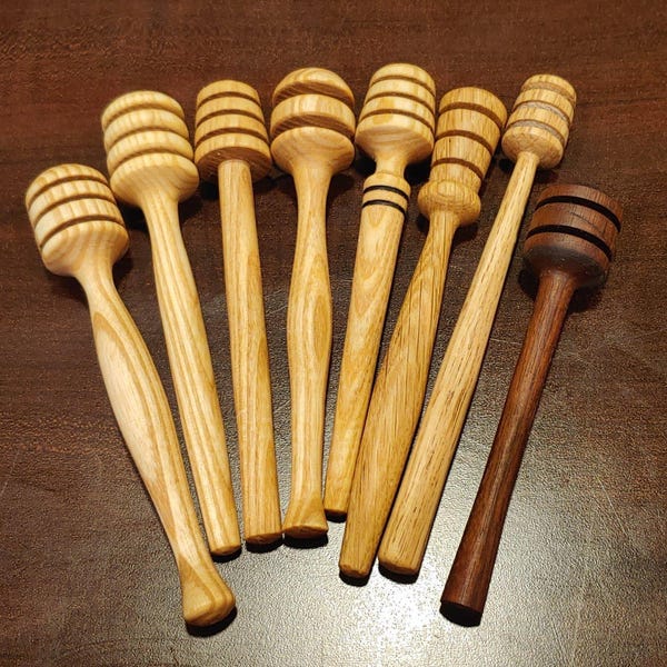Hardwood Honey Dippers