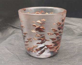 Pinecone and Clear Epoxy Cup