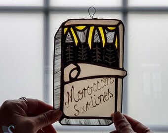 Sardine marocchine in vetro colorato