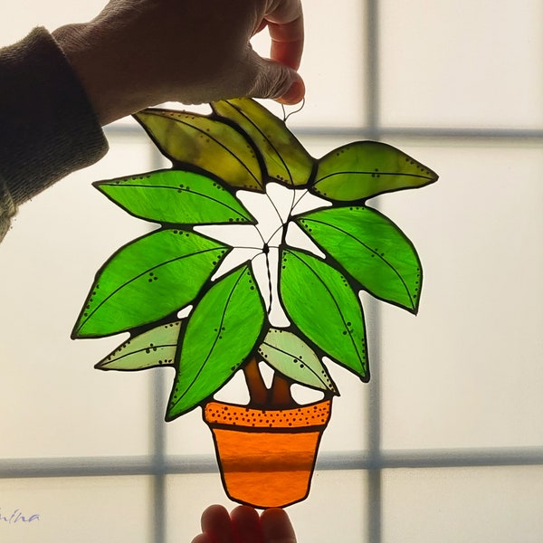 Stained Glass Money Tree