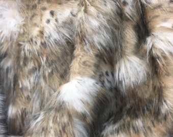 SWISS LIME GREEN Super Luxury Faux Fur Fabric Material
