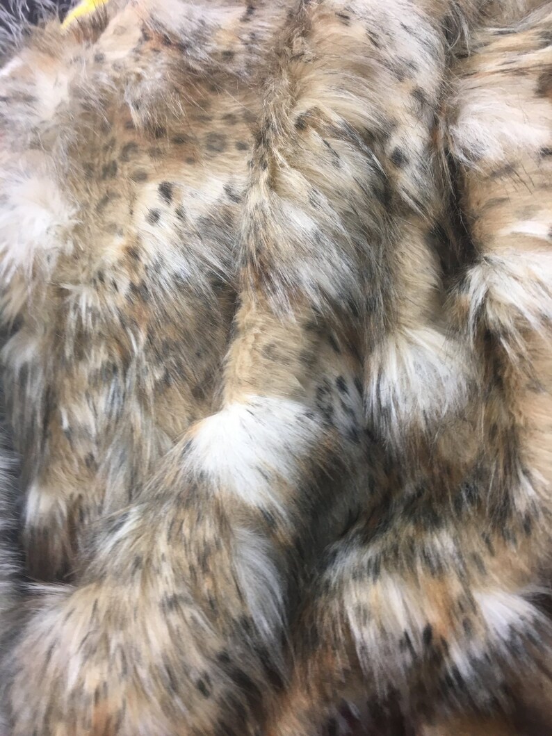 Faux Fake Fur Animal Coat Costume Fabric / Top Exotic Designs Etsy