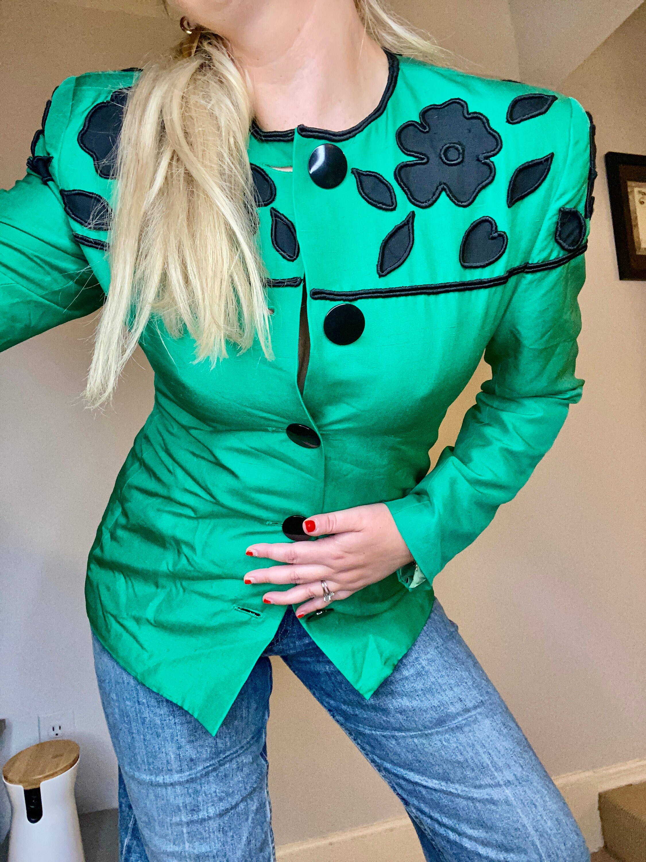 Vintage Emerald Green 90s Blazer Etsy vintage-emerald-green-90s-blazer-etsy