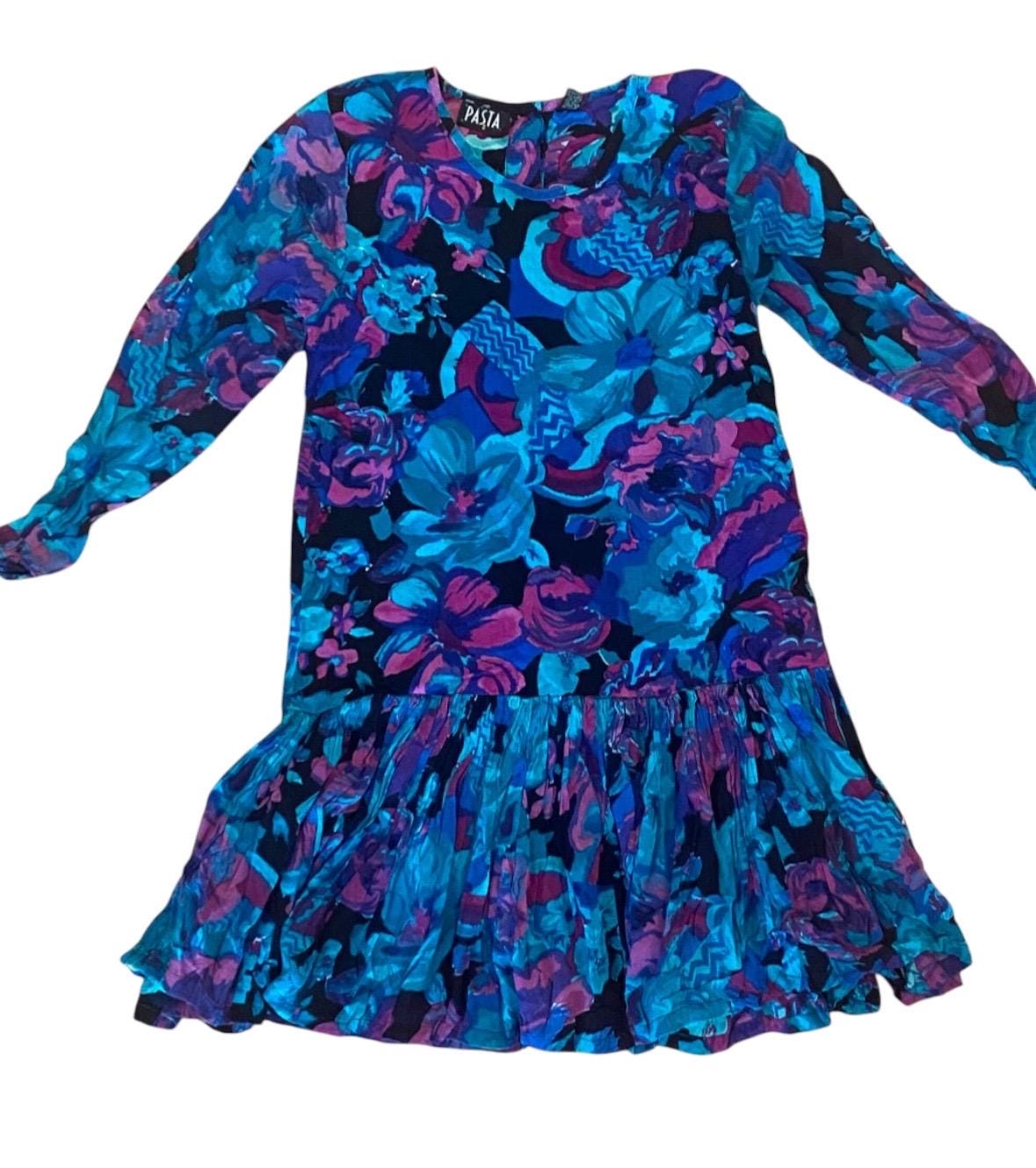 90s Black Dress Ruffled - Etsy