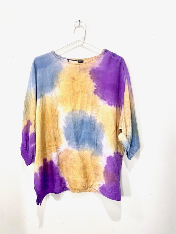 vintage watercolor tie dye - Gem