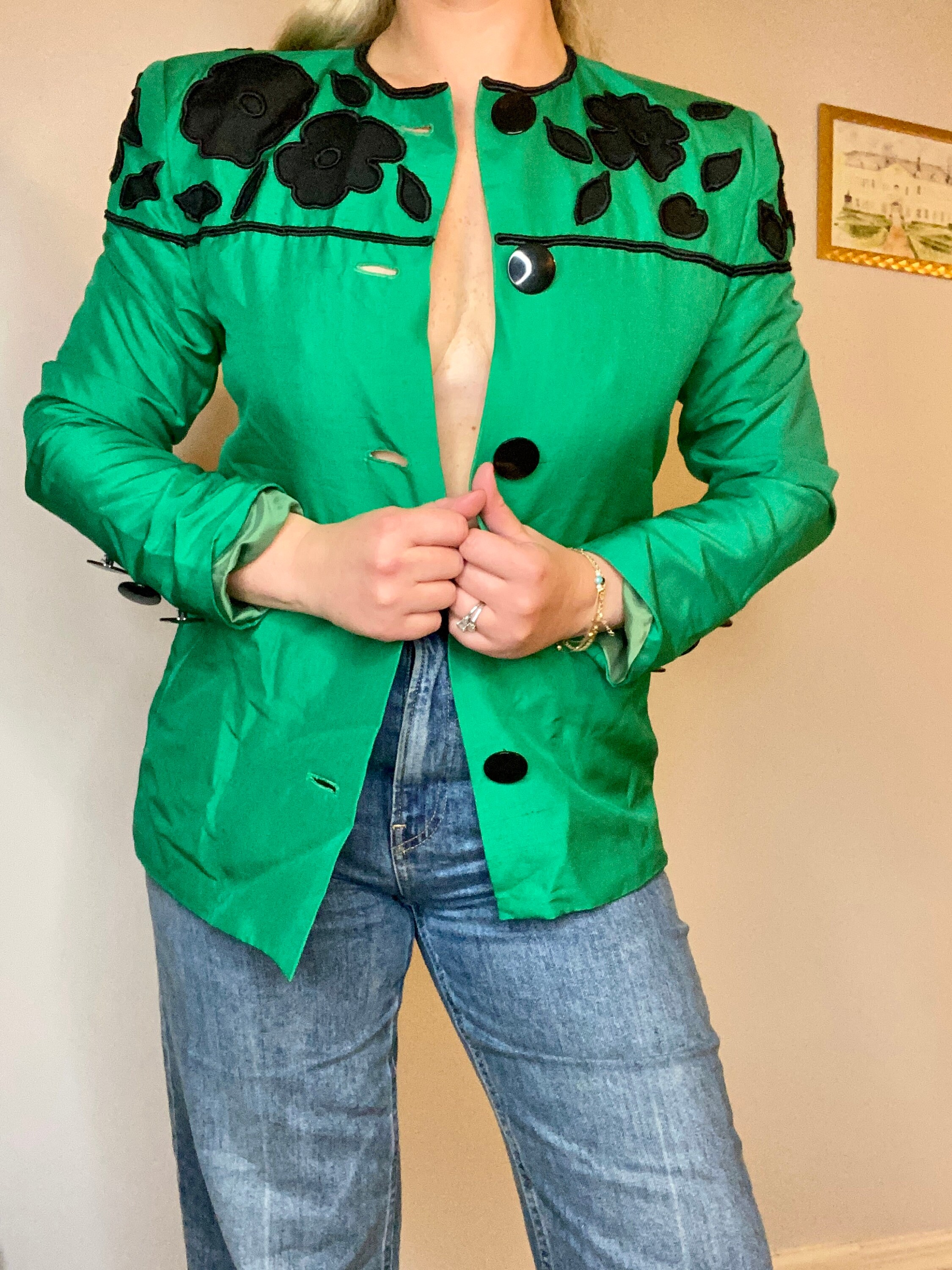 Vintage Emerald Green 90s Blazer Etsy vintage-emerald-green-90s-blazer-etsy