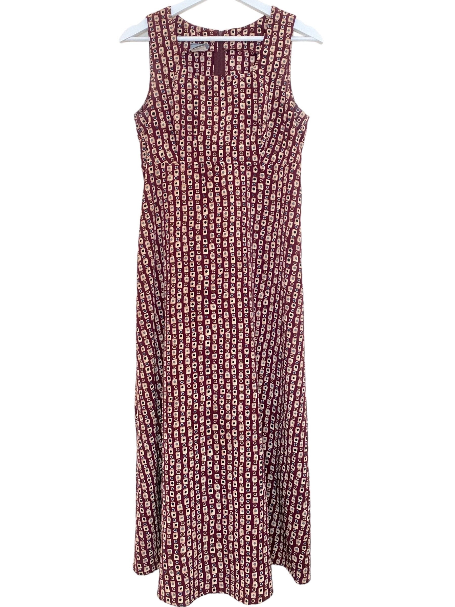 knee length dresses for ladies Mela Burgundy Polka Dot Midi Dress – Finery London main image 1