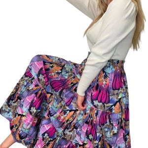Vintage 70s long peasant skirt Vintage Boho Maxi Skirt vintage prairie skirt ruffle tiered long skirt
