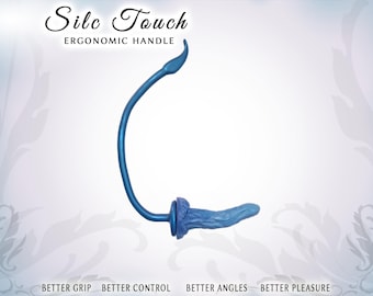Ergonomic Sex Toy Handle - Better grip, better reach, better pleasure - Silc Touch v1. -  Suction Cup - Md