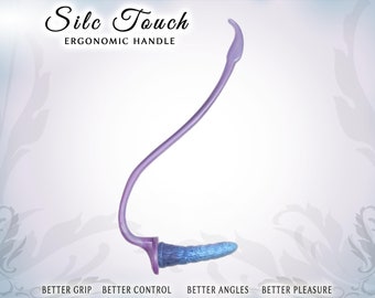 Ergonomic Sex Toy Handle - Better grip, better reach, better pleasure - Silc Touch v2. -  Suction Cup - Lg