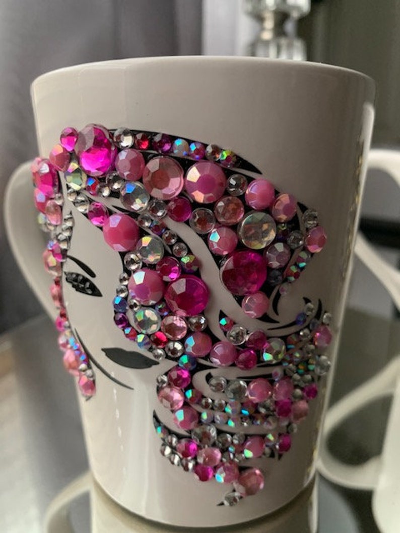 Personalized Bling Coffee Mug Etsy