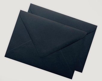 Black envelope – DIN C6 envelope for cards and invitations