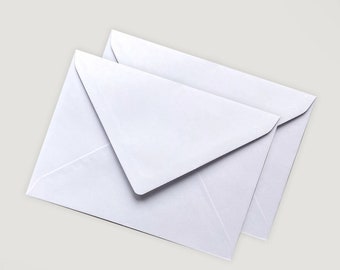 White envelope – DIN C6 envelope for cards and invitations