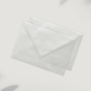 Envelope "Transparent" – Envelope Din C6 Envelope for cards Invitation cards Transparent