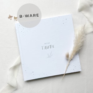 B-WARE! Baptism book My Baptism - 21 x 21 cm Baptism album Gift Baptism Gift Godparents Baptism Guest book -50% due to small printing deviations