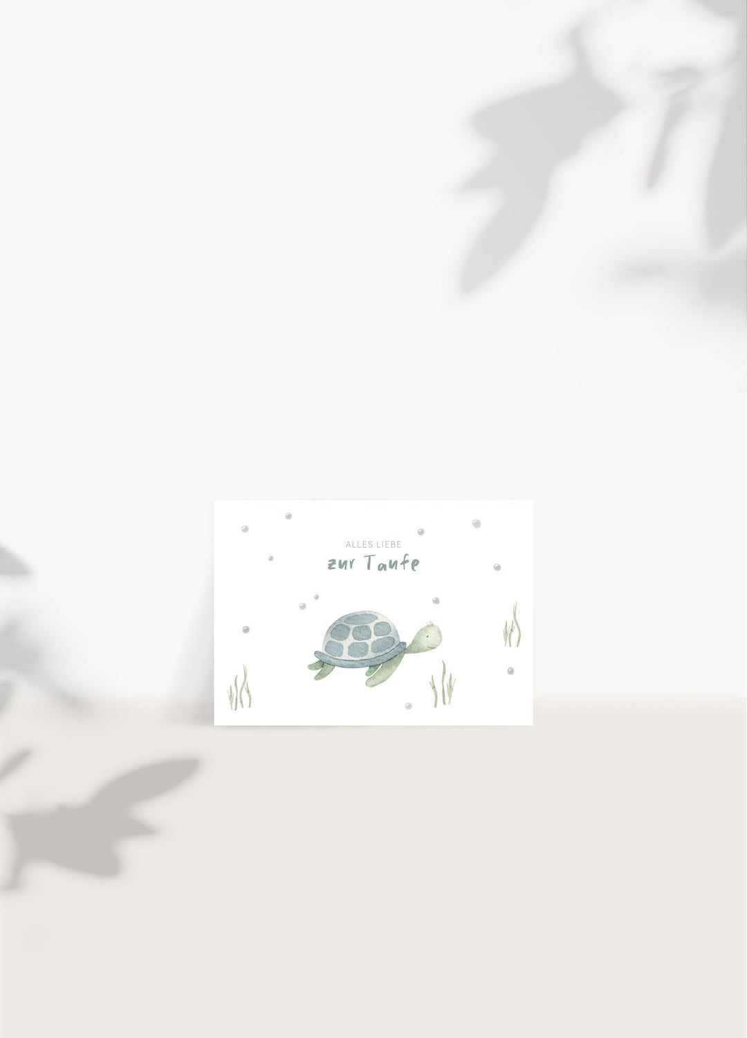 DPWOUM Mini Pocket Hug Dankeskarte Mit Schildkröte – Süße Pop-Up Karte Im Taschenformat (lila)