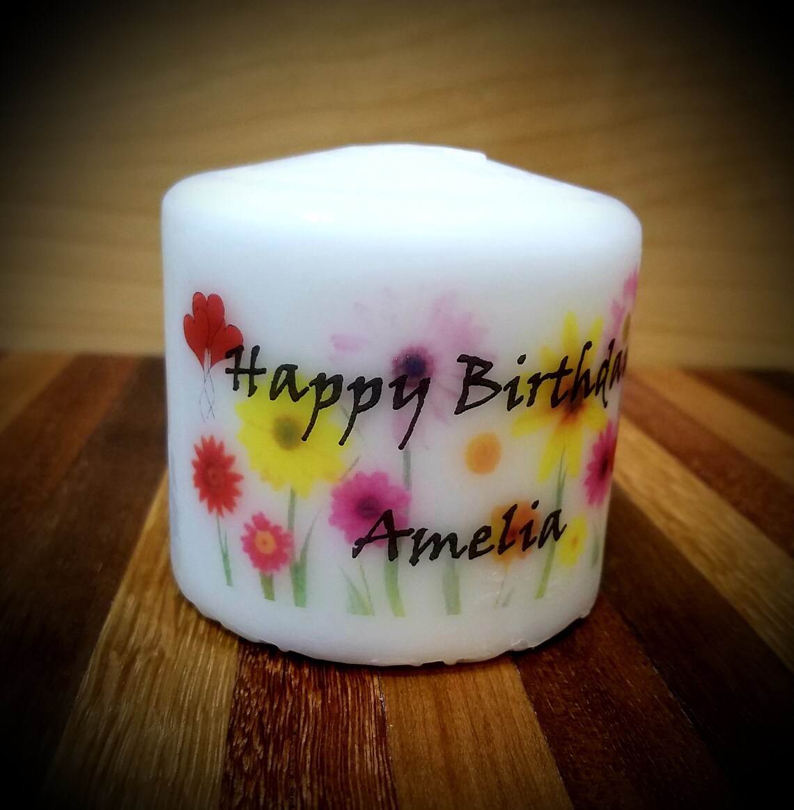 Personalized Birthday Candle Personalized Candle for Her Etsy
