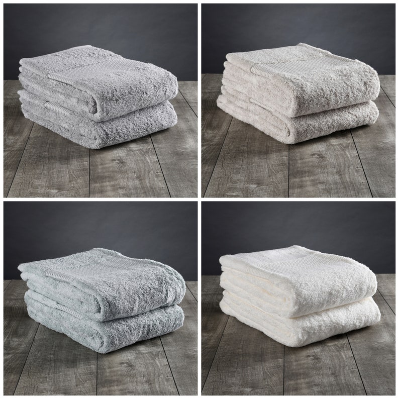 Delilah Home 100 Organic Cotton Bath Towels 6 piece Etsy