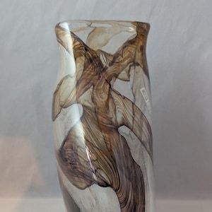 Unusual Vintage Collectable Mdina Glass Vase - Labelled