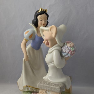Vintage Collectable Lenox Ceramic Figurine - &quot;Dopey&#39;s Sweet Reward&quot;