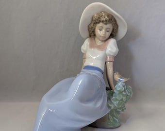 コレクターズアイテム リヤドロ ナオ フィギュア - 少女と鳥 - #1042