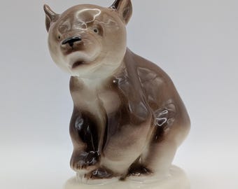 ヴィンテージ ロモノーソフ ソ連磁器製 ガゼルの置物 – ミッド