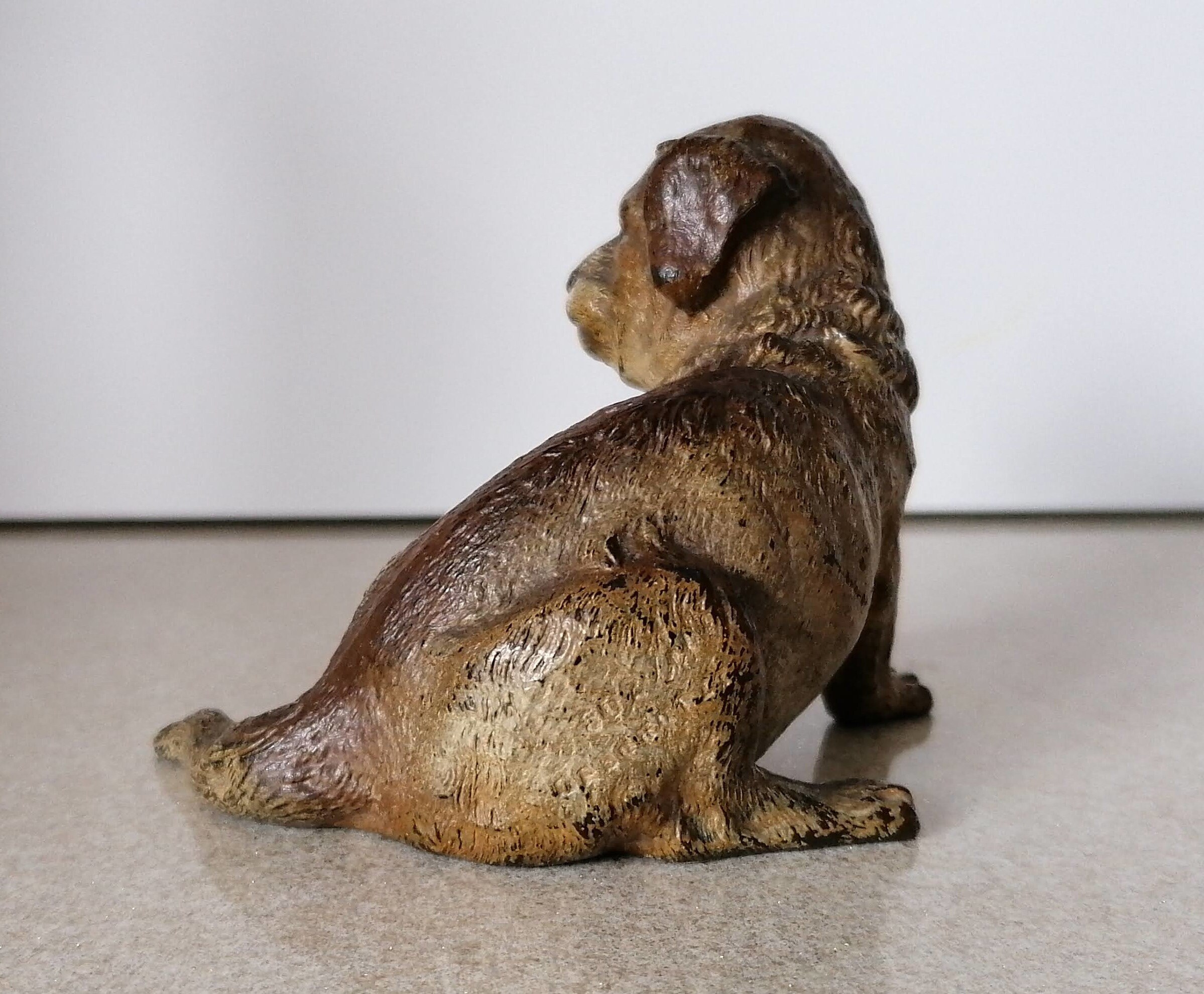 ヴィンテージのブロンズ製子犬像 - Etsy 日本