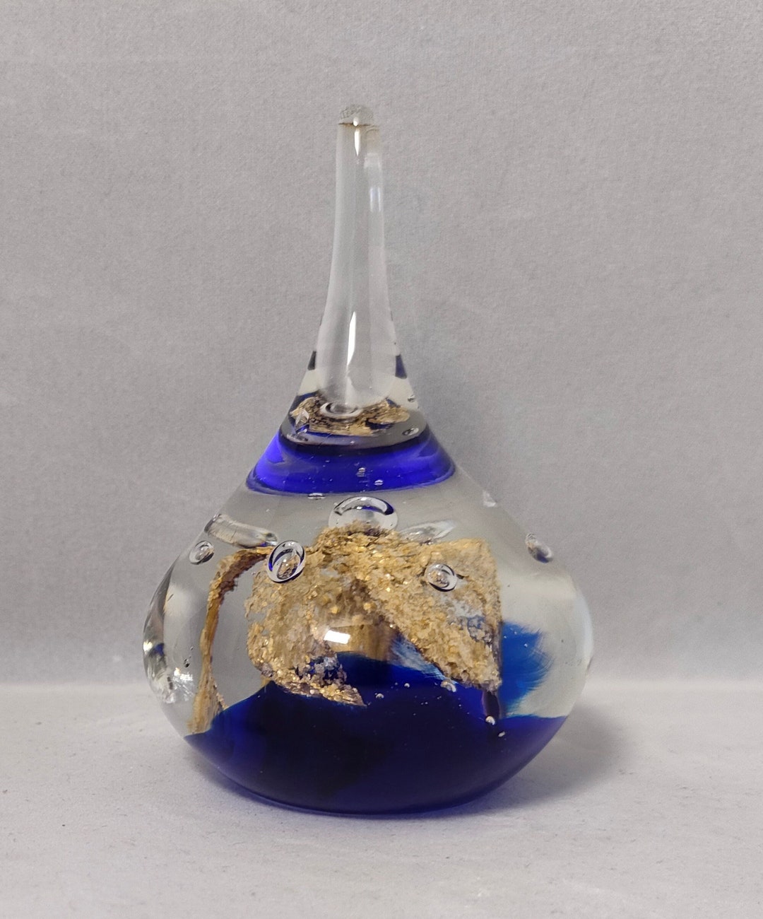 Glass Collectable Teardrop Paperweight or Ring Tidy Etsy