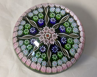 Vintage Collectable Perthshire Millefiori Large Glass Paperweight - Possibly PP5(?)