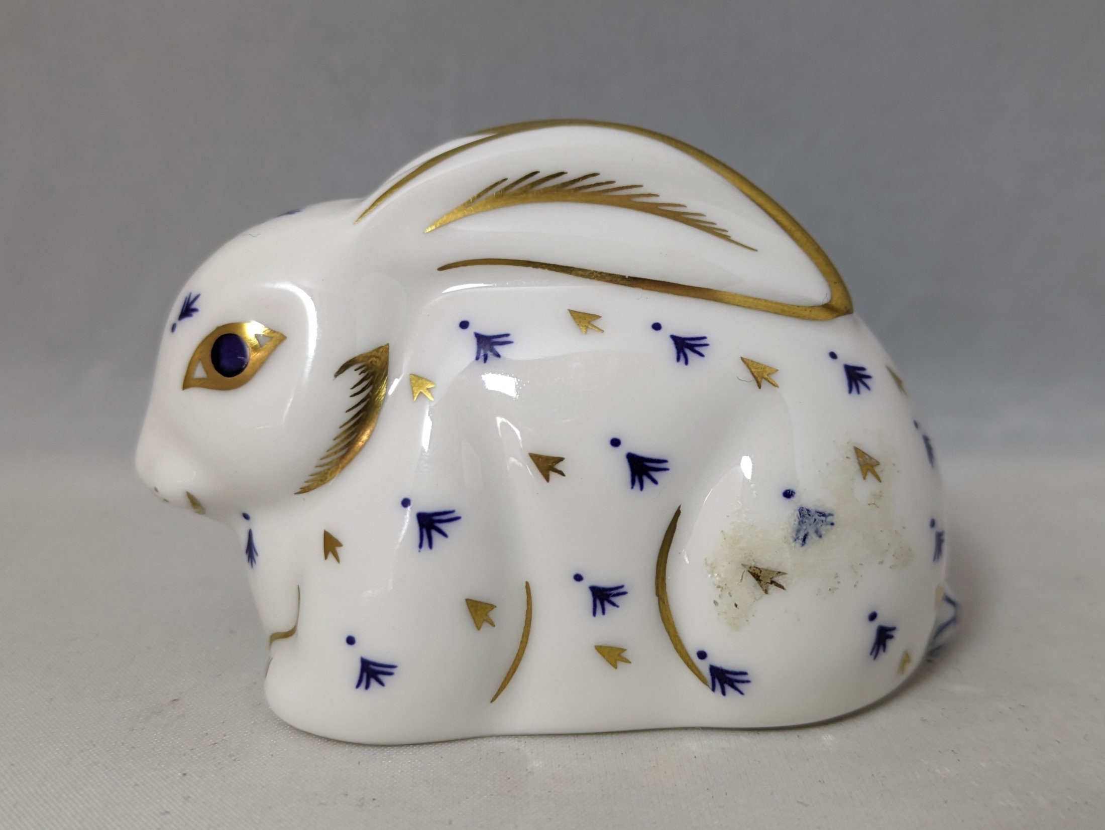Crown Derby Rabbit - Etsy Canada