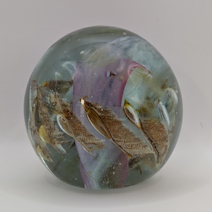 Vintage Collectable Studio Glass Paperweight - Kerry Glass