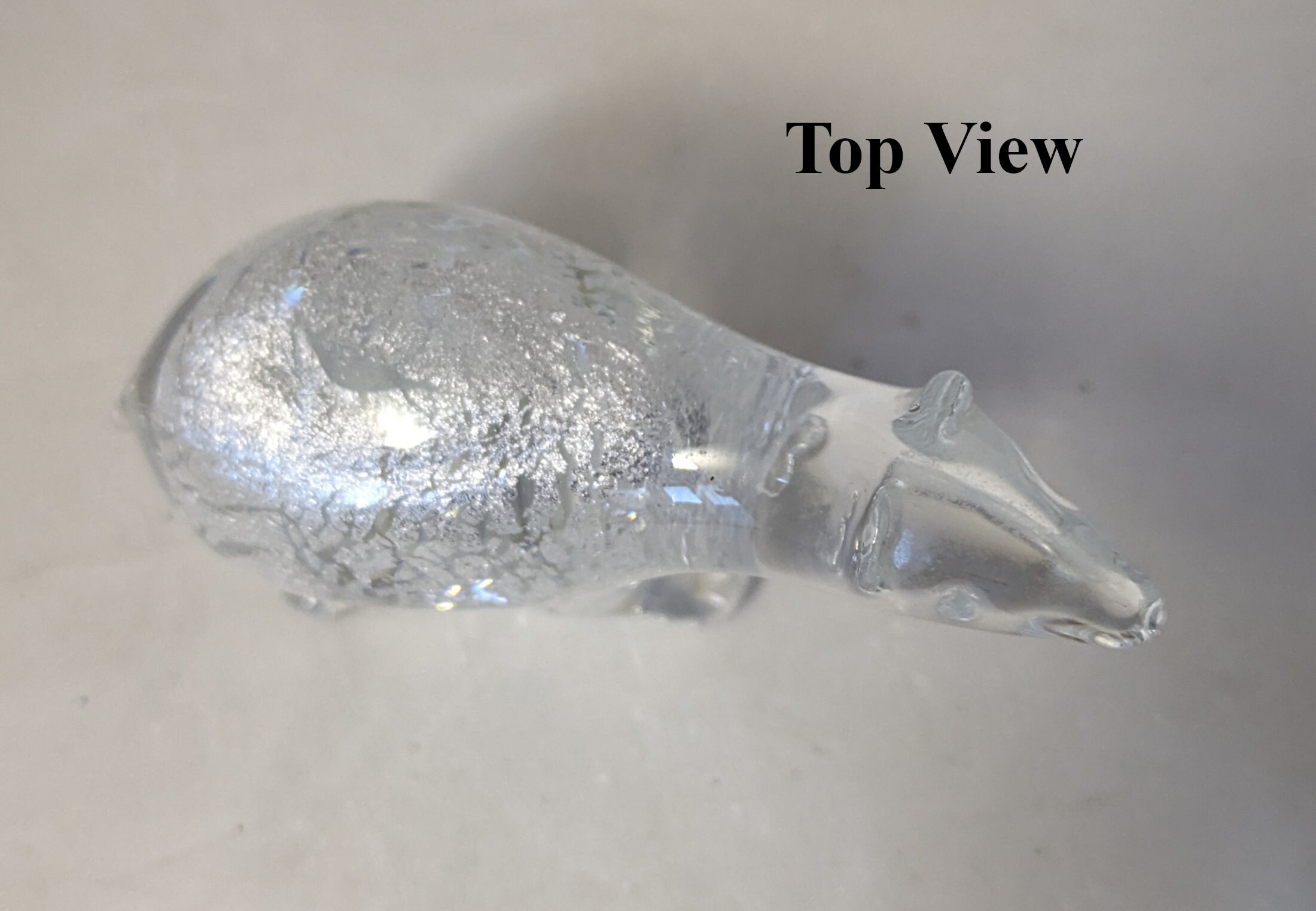 Granna Glasbruk Sweden Collectable Glass and Silver Polar Bear - Etsy