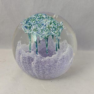 Vintage Collectable Caithness Glass Paperweight - &quot;Marquee&quot; - Signed And Numbered