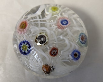 Vintage Collectable Strathearn Miniature Glass Paperweight