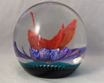 Vintage Collectable Caithness Glass Paperweight Limited Edition "Buccaneer"
