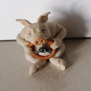 Vintage Collectable &quot;Pigtails&#39;&quot; Figure - L Plate Learner