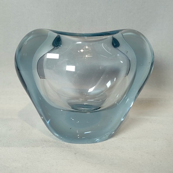 Vintage Collectable Holmegaard "Minuet" Heart Shaped Posy Vase