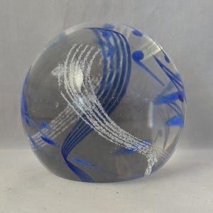 Collectable Vintage Caithness Glass Paperweight - Rhythm &#39;n&#39; Blues