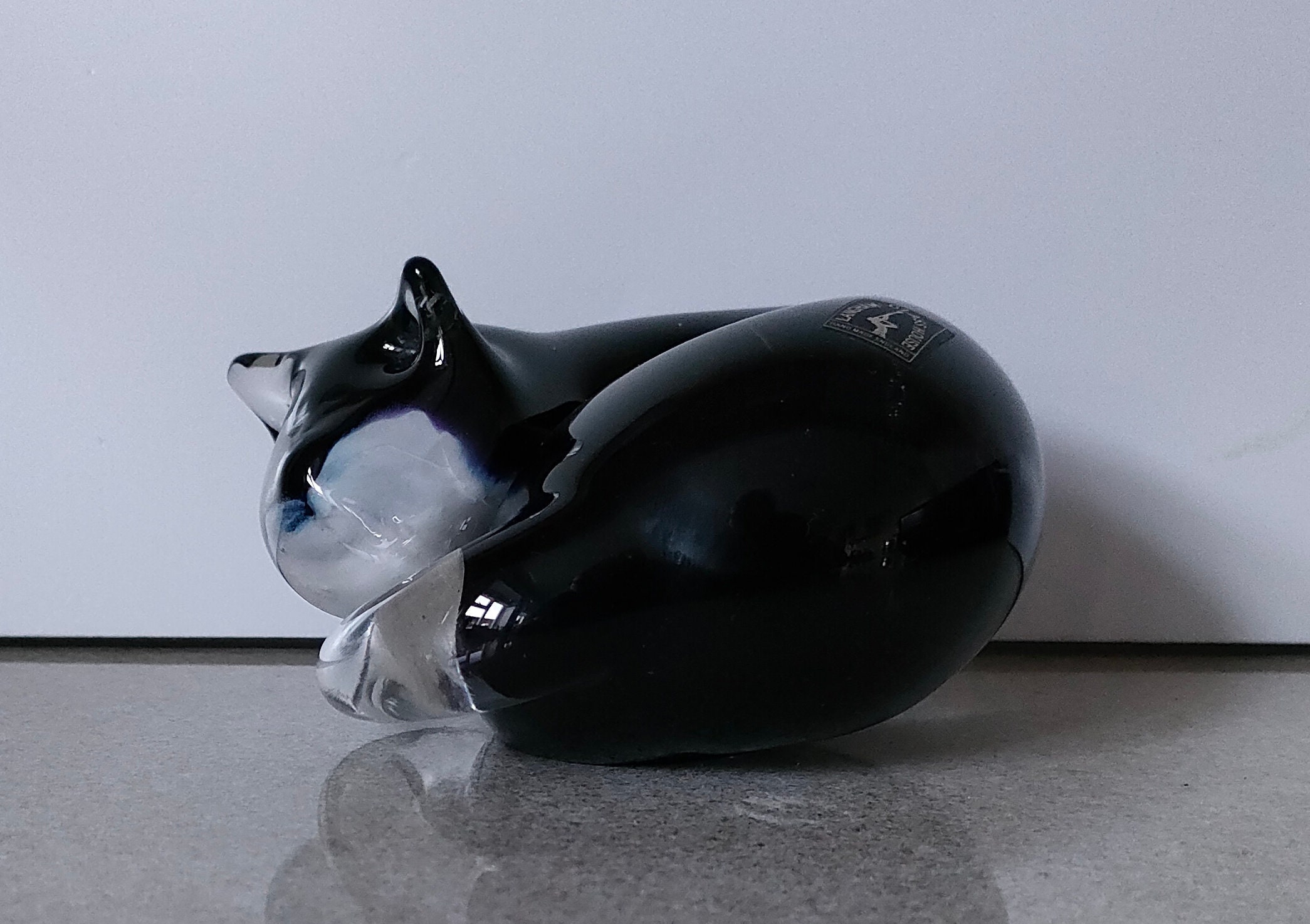 Langhams Glass Cat Etsy